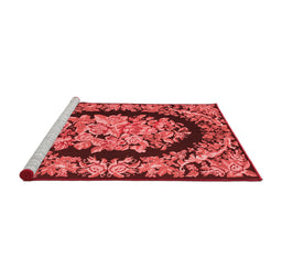 French Red Washable Rugs