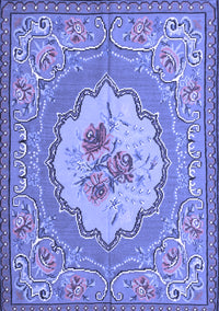 Medallion Blue French Rug, tr922blu