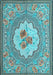 Medallion Light Blue French Rug, tr922lblu