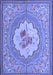 Medallion Blue French Rug, tr922blu