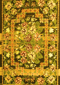 Medallion Yellow French Rug, tr923yw