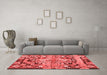 French Red Washable Rugs