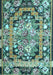 Medallion Light Blue French Rug, tr923lblu