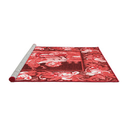 French Red Washable Rugs