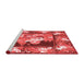 French Red Washable Rugs