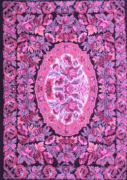 Medallion Purple French Rug, tr925pur