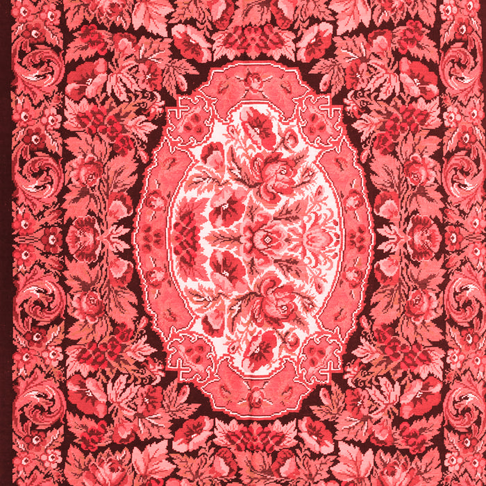 Medallion Red French Area Rugs