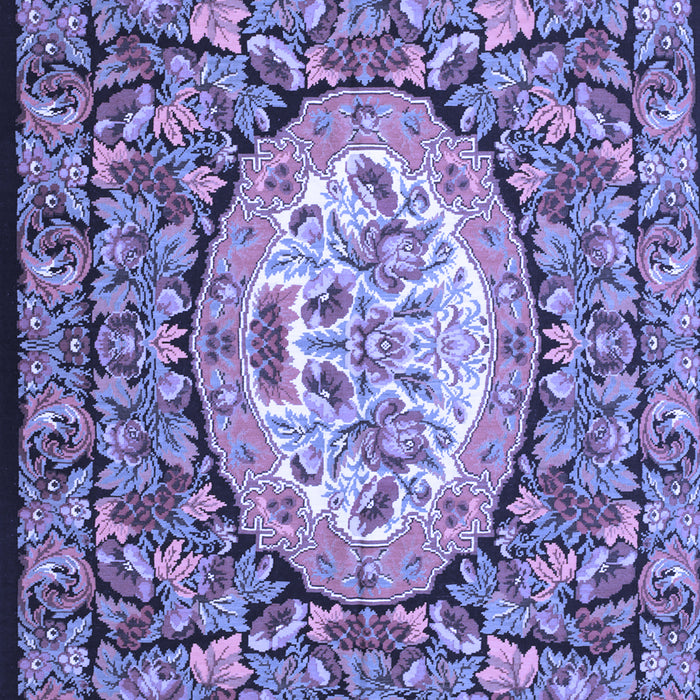Medallion Blue French Rug, tr925blu