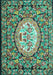 Medallion Light Blue French Rug, tr925lblu