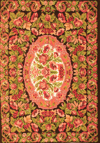 Medallion Orange French Rug, tr925org