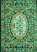 Medallion Turquoise French Rug, tr925turq