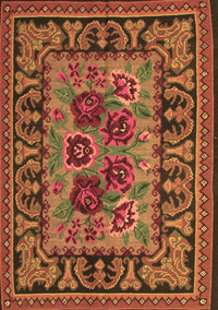 Persian Brown Traditional Rug, tr926brn
