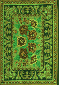 Persian Green Traditional Rug, tr926grn