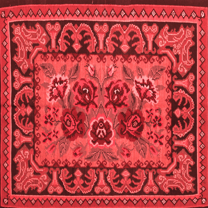 Machine Washable Persian Red Traditional Rug, wshtr926red