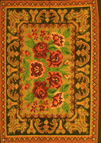 Persian Yellow Traditional Rug, tr926yw