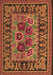 Machine Washable Persian Brown Traditional Rug, wshtr926brn