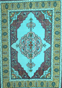 Persian Light Blue Traditional Rug, tr927lblu