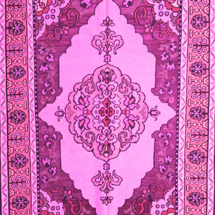 Machine Washable Persian Pink Traditional Rug, wshtr927pnk