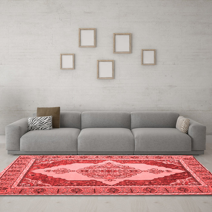 Traditional Red Washable Rugs