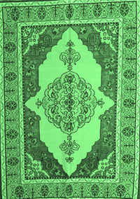 Persian Emerald Green Traditional Rug, tr927emgrn