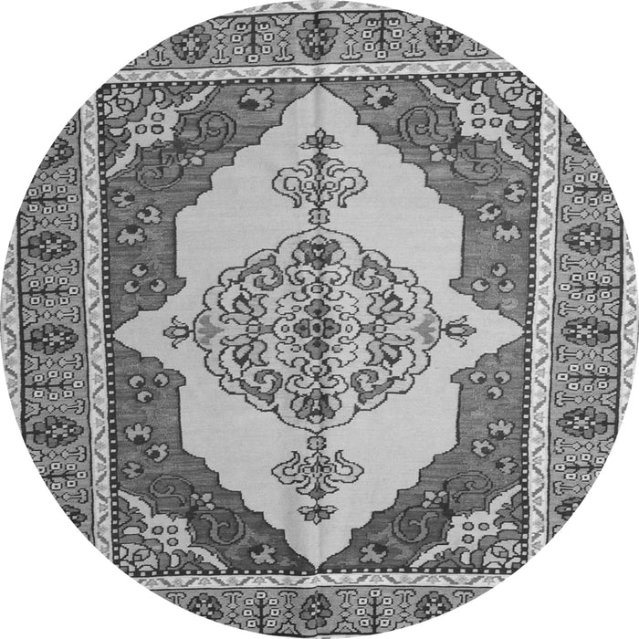 Square Persian Gray Traditional Rug, tr927gry