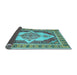 Sideview of Persian Light Blue Traditional Rug, tr927lblu