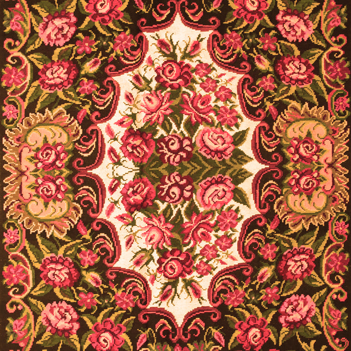 Persian Orange Traditional Rug, tr928org