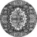 Square Persian Gray Traditional Rug, tr928gry
