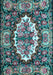 Persian Light Blue Traditional Rug, tr928lblu