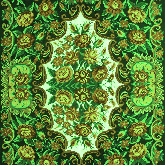 Persian Green Traditional Rug, tr928grn