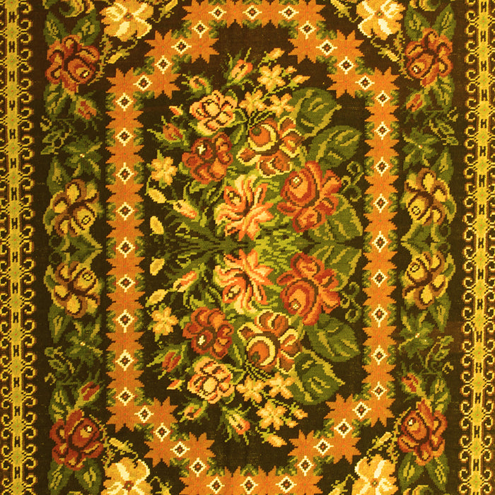 Medallion Yellow French Rug, tr929yw