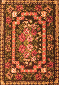 Medallion Orange French Rug, tr929org