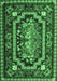 Medallion Emerald Green French Rug, tr929emgrn