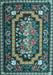 Medallion Light Blue French Rug, tr929lblu