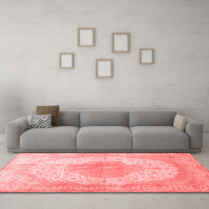 Traditional Red Washable Rugs