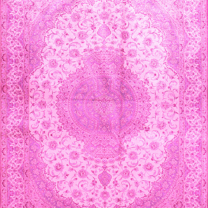 Medallion Pink Traditional Rug, tr92pnk