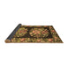 Sideview of Medallion Brown French Rug, tr930brn