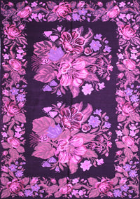 Medallion Purple French Rug, tr930pur