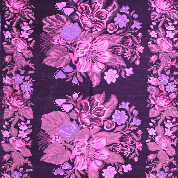 Medallion Purple French Rug, tr930pur
