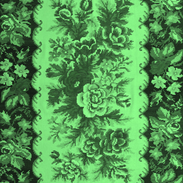 Persian Emerald Green Traditional Rug, tr932emgrn