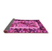 Sideview of Persian Pink Traditional Rug, tr932pnk