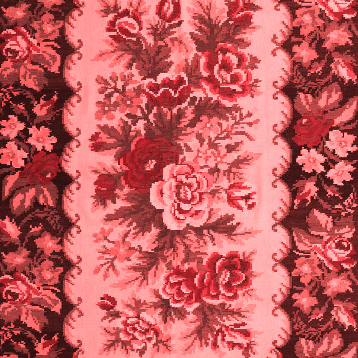 Machine Washable Persian Red Traditional Rug, wshtr932red