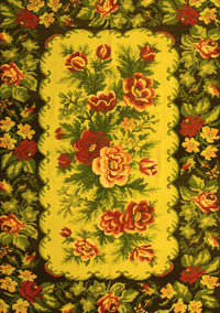 Persian Yellow Traditional Rug, tr932yw