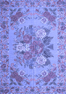 Medallion Blue French Rug, tr933blu