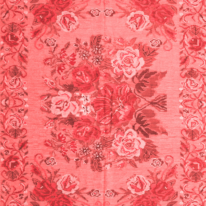 Medallion Red French Area Rugs