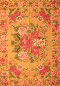 Medallion Orange French Rug, tr933org