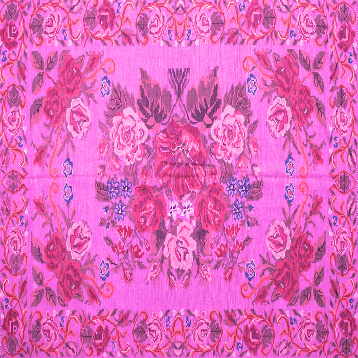 Square Medallion Pink French Rug, tr933pnk