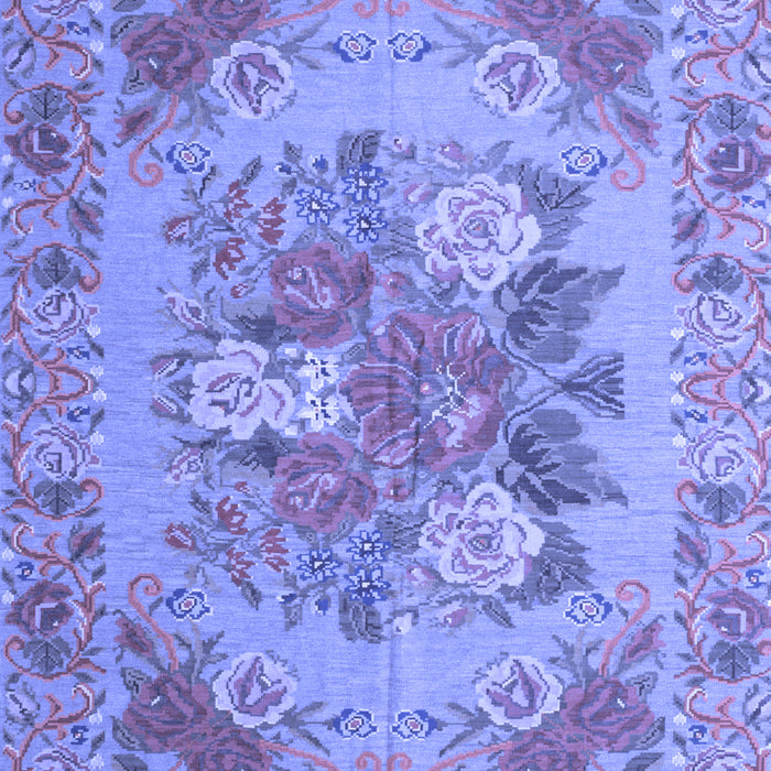 Medallion Blue French Rug, tr933blu
