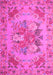 Medallion Pink French Rug, tr933pnk