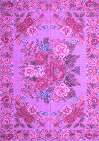 Medallion Purple French Rug, tr933pur